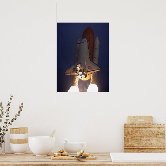 Start der Space Shuttle Discovery (STS-96) Poster (Küche)