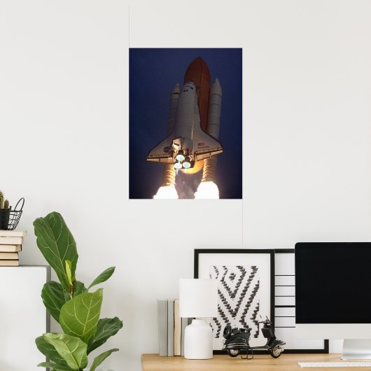 Start der Space Shuttle Discovery (STS-96) Poster (Heimbüro)