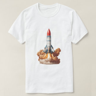 Start der Weltraumrakete T-Shirt