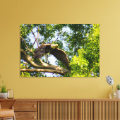 Start der Zweigstelle Bald Eagle Leinwanddruck (Insitu (Wohnzimmer))