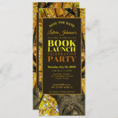 Start des Autumn Vibes Nature Book Save the Date Einladung (Vorne/Hinten)