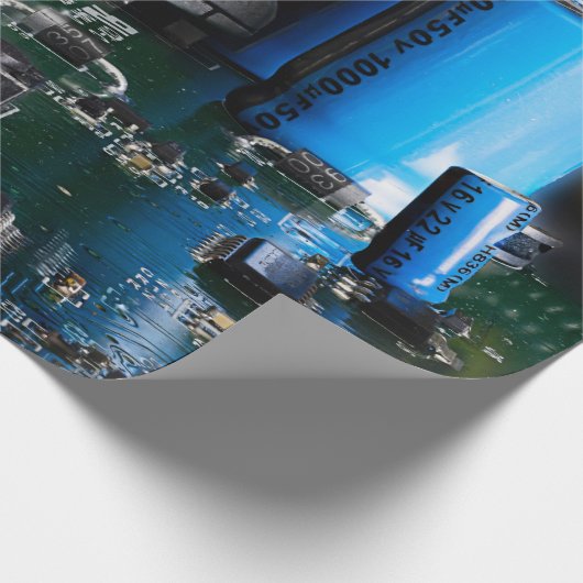 Start des Dragon Watching Space Shuttle Geschenkpapier (Ecke)