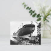 Start des Edmund Fitzgerald 6-8-1958 (#1) Postkarte (Stehend Vorderseite)