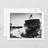 Start des Edmund Fitzgerald 6-8-1958 (#3) Postkarte (Vorne/Hinten)