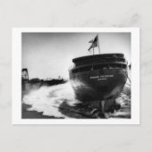 Start des Edmund Fitzgerald 6-8-1958 (#3) Postkarte (Vorderseite)