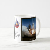 Start des ersten Space Shuttles STS-1 Columbia Kaffeetasse (VorderseiteRechts)