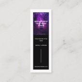 Start des modernen Lesezeichen Author Writer Book Mini Visitenkarte (Vorderseite)