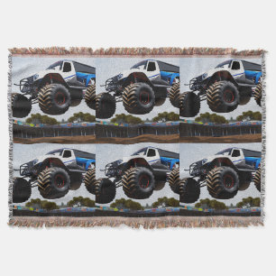 Start des Monster-Trucks, Blankenwurf werfen Decke