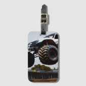Start des Monster Trucks, Gepäckmarke Gepäckanhänger (Vorderseite Vertikal)