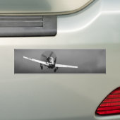 Start des Mustangs P-51 im Sturm Autoaufkleber (Auf Auto)
