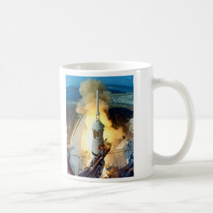 Start des Raumfahrzeugs Apollo 11 Saturn V Kaffeetasse