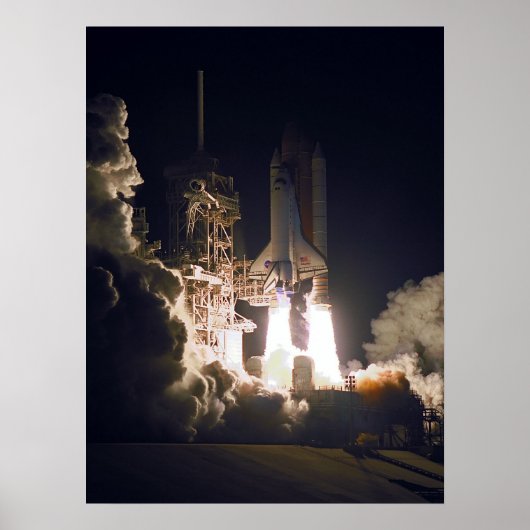 Start des Space Shuttle Atlantis (STS-101) Poster (Vorne)