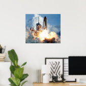 Start des Space Shuttle Atlantis (STS-106) Poster (Heimbüro)