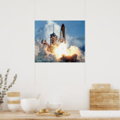 Start des Space Shuttle Atlantis (STS-106) Poster (Küche)