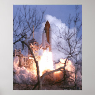 Start des Space Shuttle Atlantis (STS-106) Poster