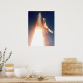 Start des Space Shuttle Atlantis (STS-110) Poster (Küche)