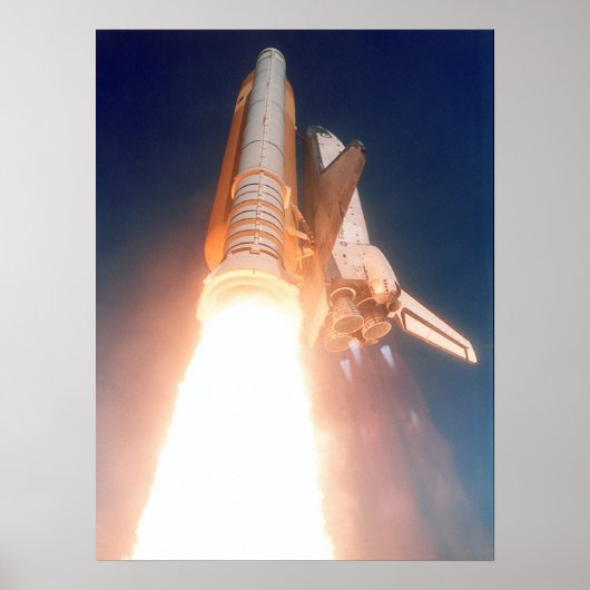 Start des Space Shuttle Atlantis (STS-110) Poster (Vorne)