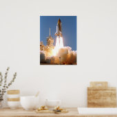 Start des Space Shuttle Atlantis (STS-112) Poster (Küche)
