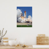 Start des Space Shuttle Atlantis (STS-115) Poster (Küche)