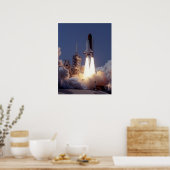 Start des Space Shuttle Atlantis (STS-30) Poster (Küche)