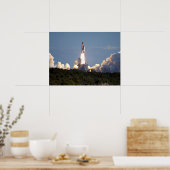 Start des Space Shuttle Columbia (STS-107) Poster (Küche)