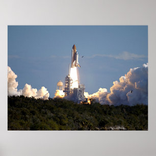 Start des Space Shuttle Columbia (STS-107) Poster