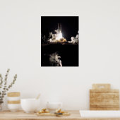 Start des Space Shuttle Columbia (STS-109) Poster (Küche)