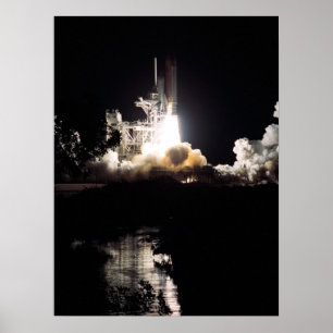Start des Space Shuttle Columbia (STS-109) Poster