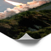 Start des Space Shuttle Columbia (STS-52) Poster (Ecke)