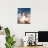 Start des Space Shuttle Columbia (STS-73) Poster (Heimbüro)