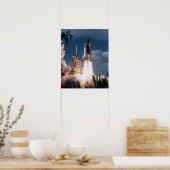 Start des Space Shuttle Columbia (STS-80) Poster (Küche)