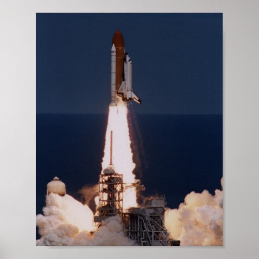 Start des Space Shuttle Columbia (STS-83) Poster (Vorne)
