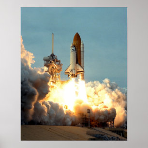 Start des Space Shuttle Columbia (STS-87) Poster
