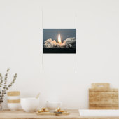 Start des Space Shuttle Columbia (STS-87) Poster (Küche)