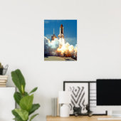 Start des Space Shuttle Columbia (STS-90) Poster (Heimbüro)