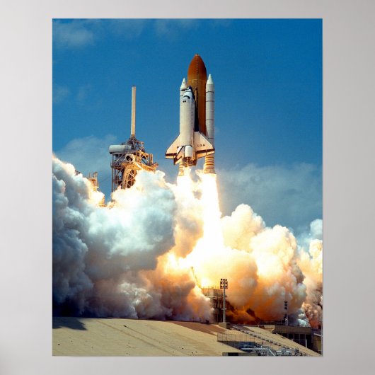 Start des Space Shuttle Columbia (STS-90) Poster (Vorne)