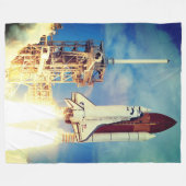 Start des Space Shuttle Discovery Fleecedecke (Vorderseite (Horizontal))