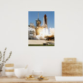 Start des Space Shuttle Discovery (STS-121) Poster (Küche)