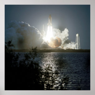 Start des Space Shuttle Endeavour (STS-108) Poster