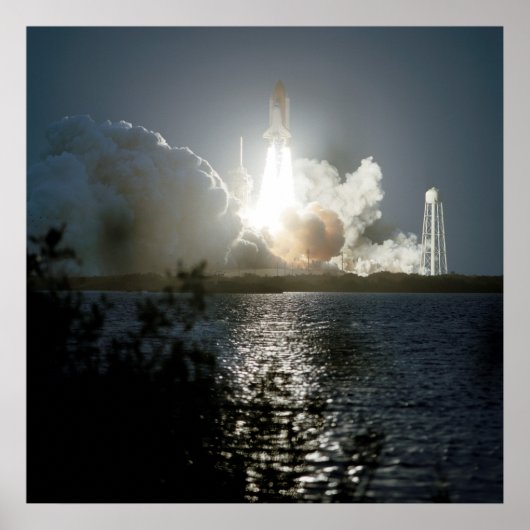 Start des Space Shuttle Endeavour (STS-108) Poster (Vorne)