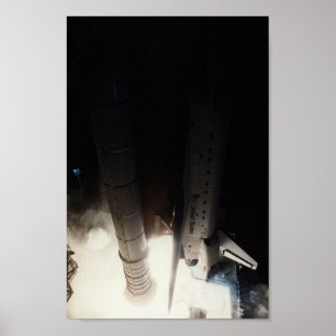 Start des Space Shuttle Endeavour (STS-67) Poster