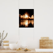 Start des Space Shuttle Endeavour (STS-88) Poster (Küche)