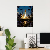 Start des Space Shuttle Endeavour (STS-99) Poster (Heimbüro)