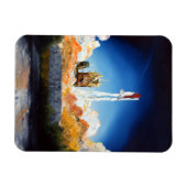 Start des Space Shuttle Magnet (Horizontal)