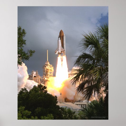 Start des Space Shuttle Poster (Vorne)