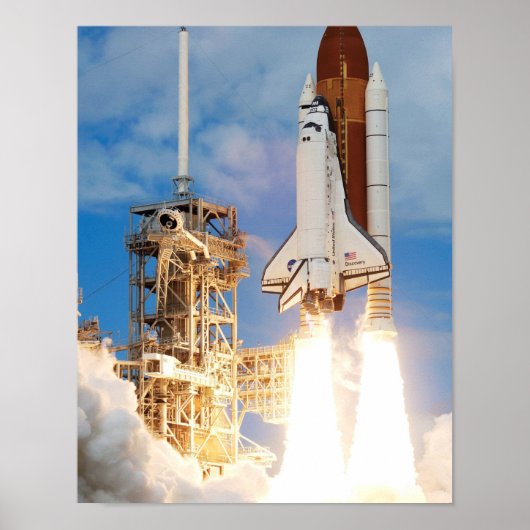 Start des Space Shuttle Poster (Vorne)
