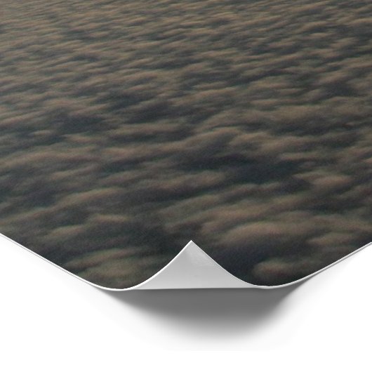 Start des Space Shuttle - Skydiver-Ansicht Poster (Ecke)