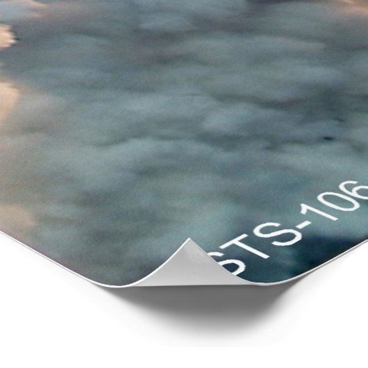 Start des Space Shuttle STS-106 Poster (Ecke)