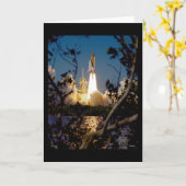 Start des Space Shuttle STS-99 Karte (Gelbe Blume)