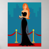 Start-Diva-Poster (kaukasisch) Poster (Vorne)